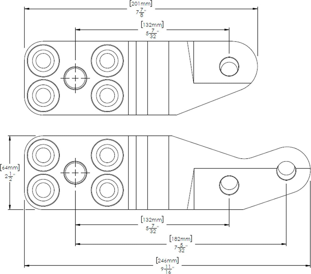 Steering Arm Set 4 Stud