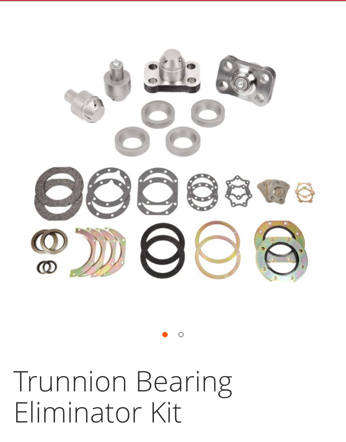 TRAIL GEAR Trunnion Bearing Eliminator Kit