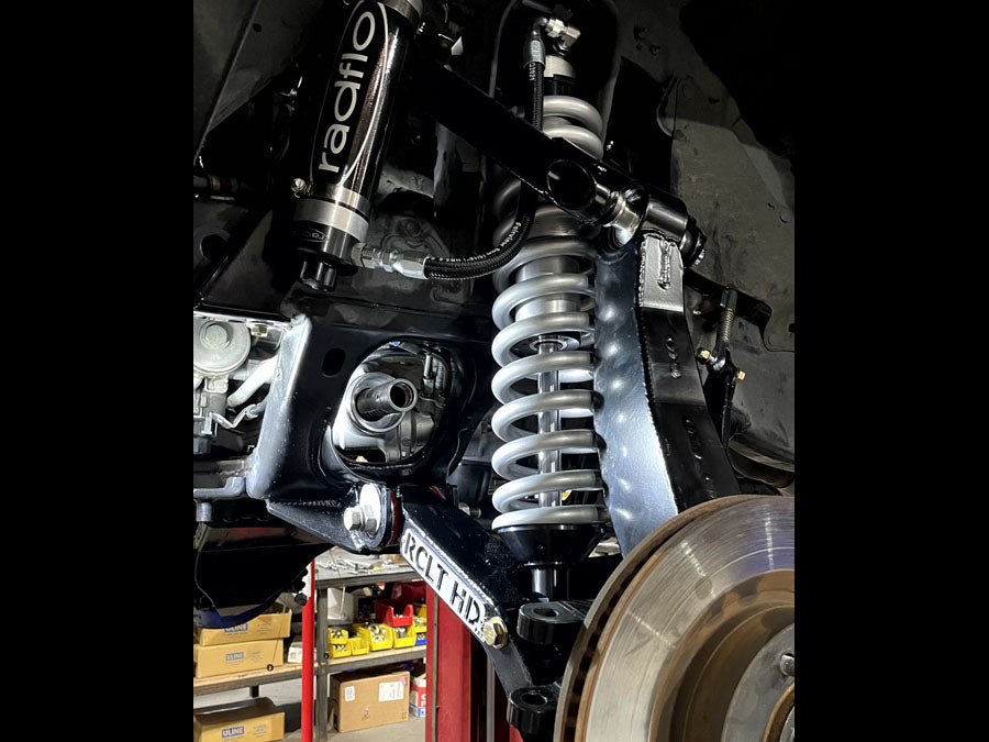 RCLT compatible Radflo Coilover with Remote Reservoir and Compression Adjuster