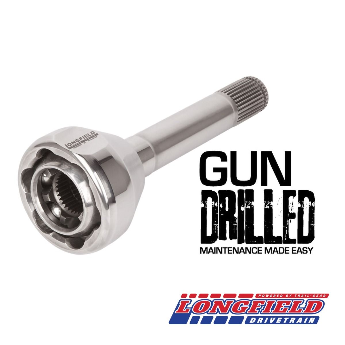 Longfield Gun-Drilled 30-Spline Chromoly Birfield